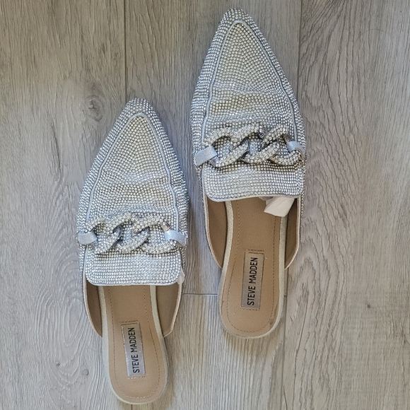 Steve Madden Rhinestone Mule - Picture 1 of 4